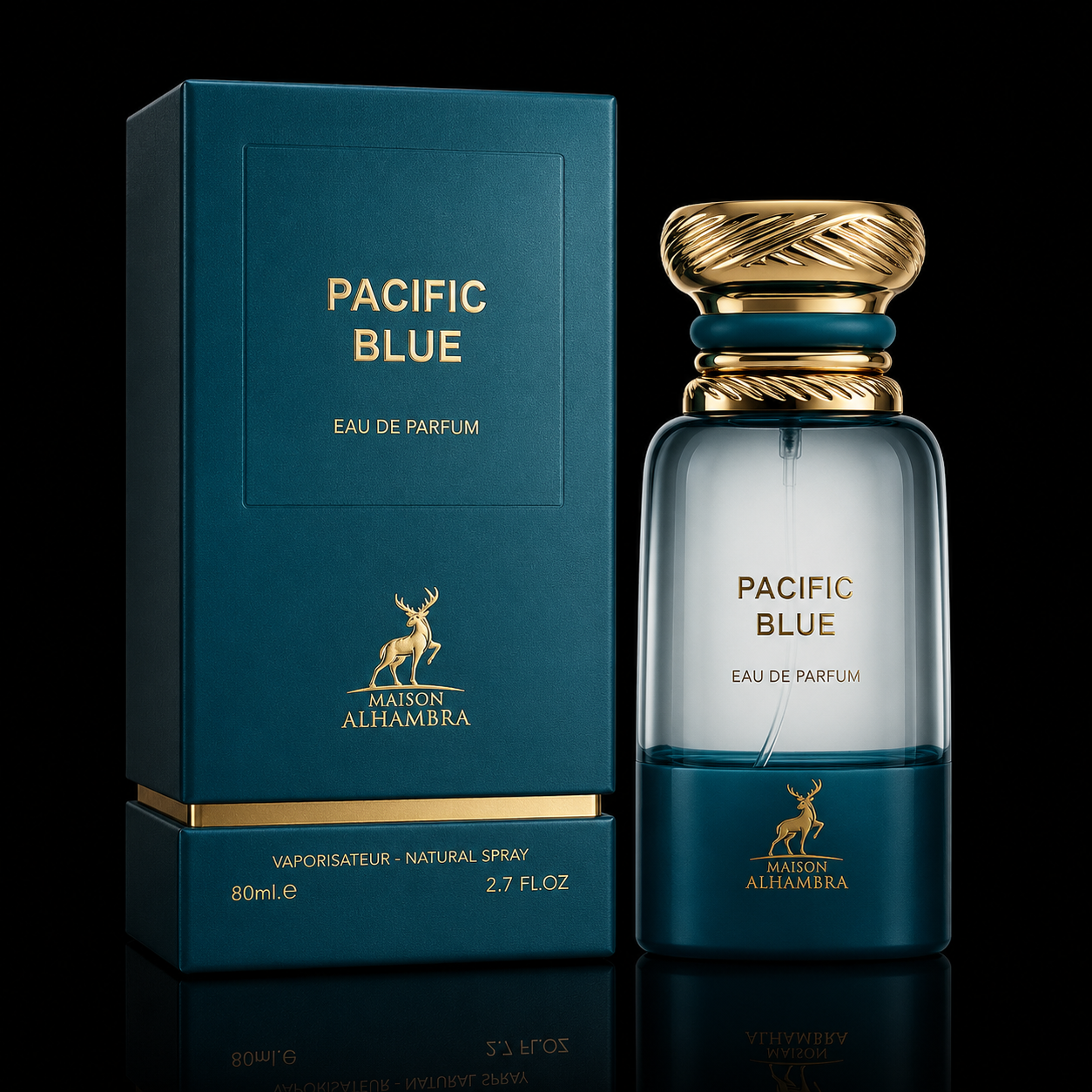 PACIFIC BLUE – MAISON ALHAMBRA · Eau de Parfum 80ml
