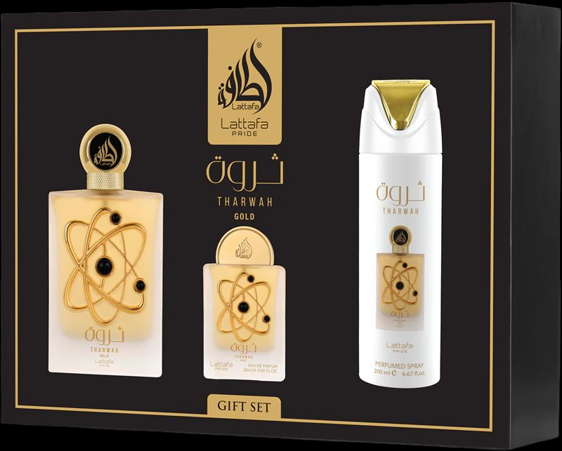 PACK THARWAH GOLD Lattafa Pride