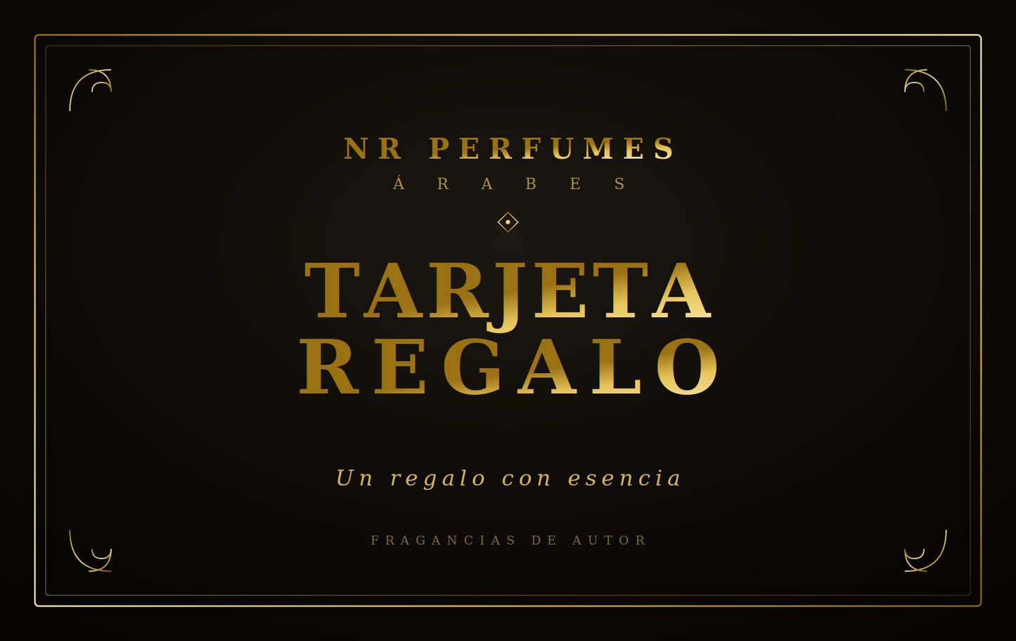 Tarjeta Regalo NR Perfumes Árabes