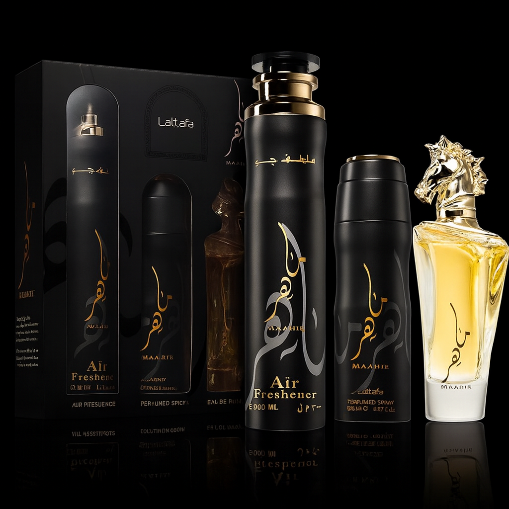 PACK MAAHIR BLACK Lattafa