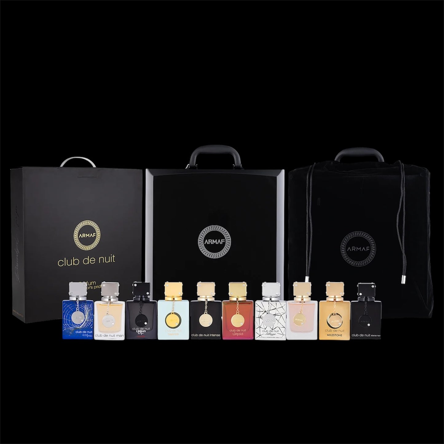 CLUB DE NUIT COFFRET (10 miniaturas)  ) Armaf